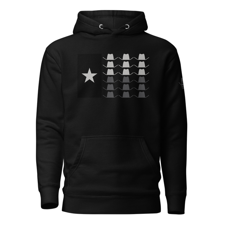 Texas Covert Hat Flag Hoodie