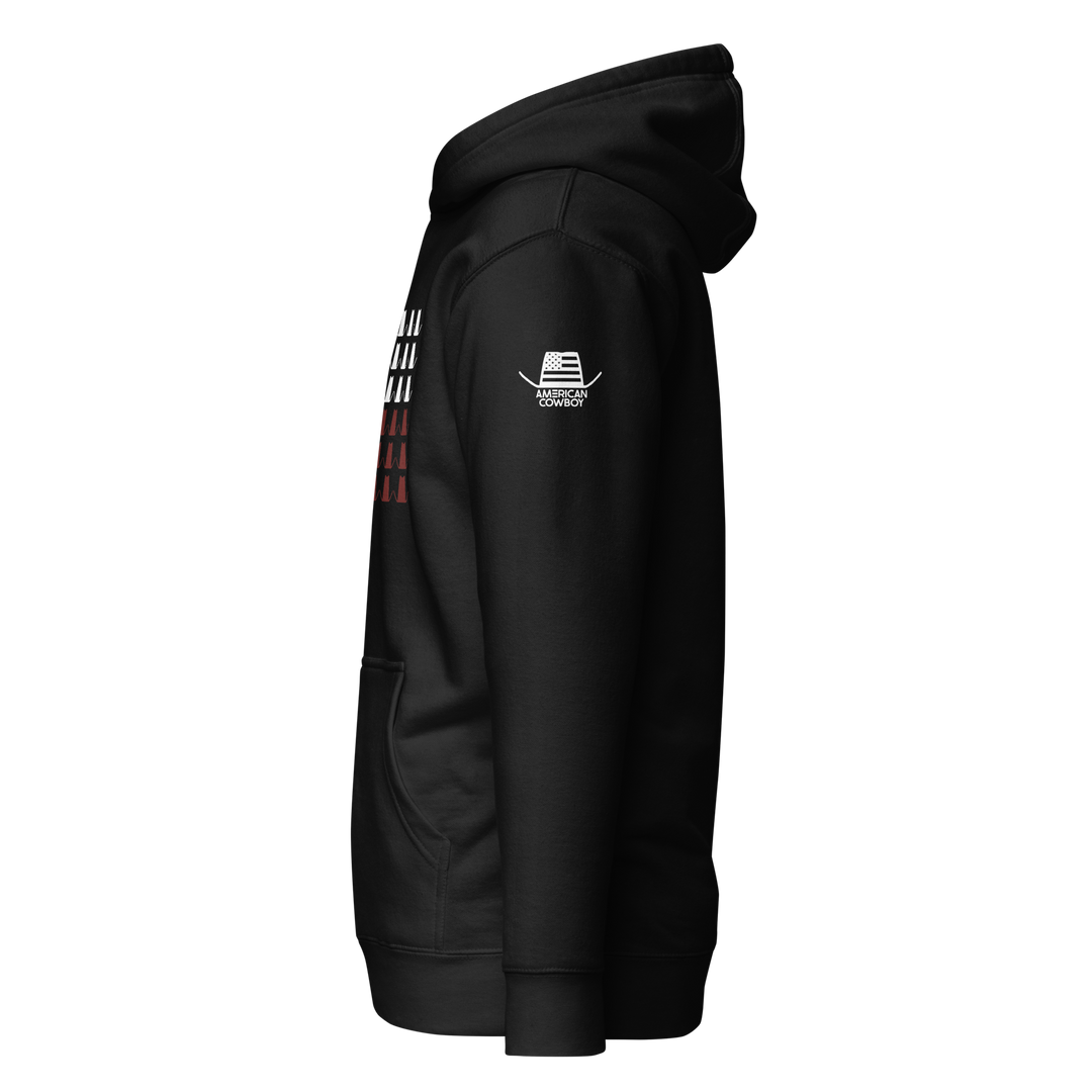 Texas Hat Flag Hoodie