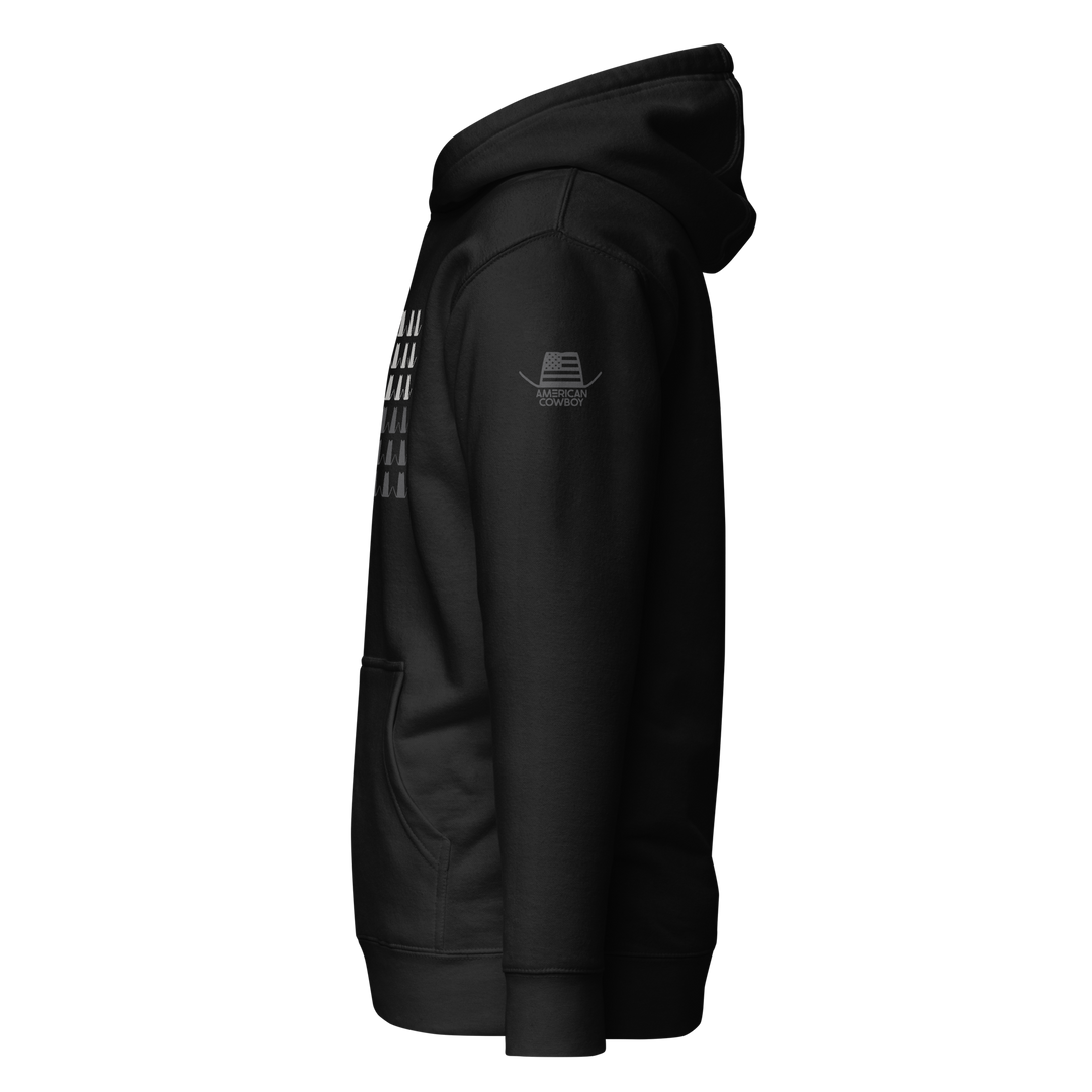 Texas Covert Hat Flag Hoodie