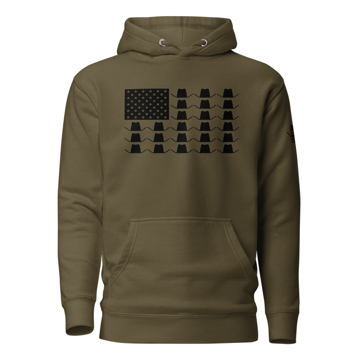 Army Hat Flag Hoodie